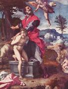 Andrea del Sarto Opferung Isaaks painting